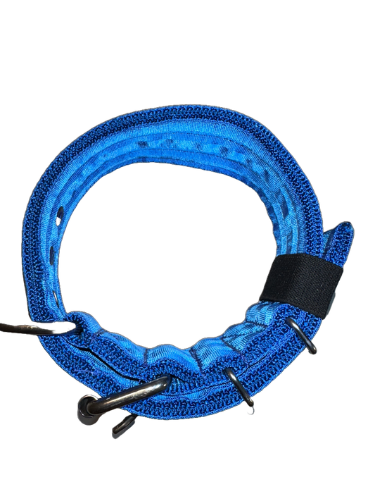2 Inch Wide Blue Heavy Duty 4 Ply Seatbelt Collar