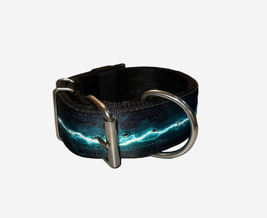 2 Inch Wide Lightning Heavy Duty 5 Ply Seatbelt Collar