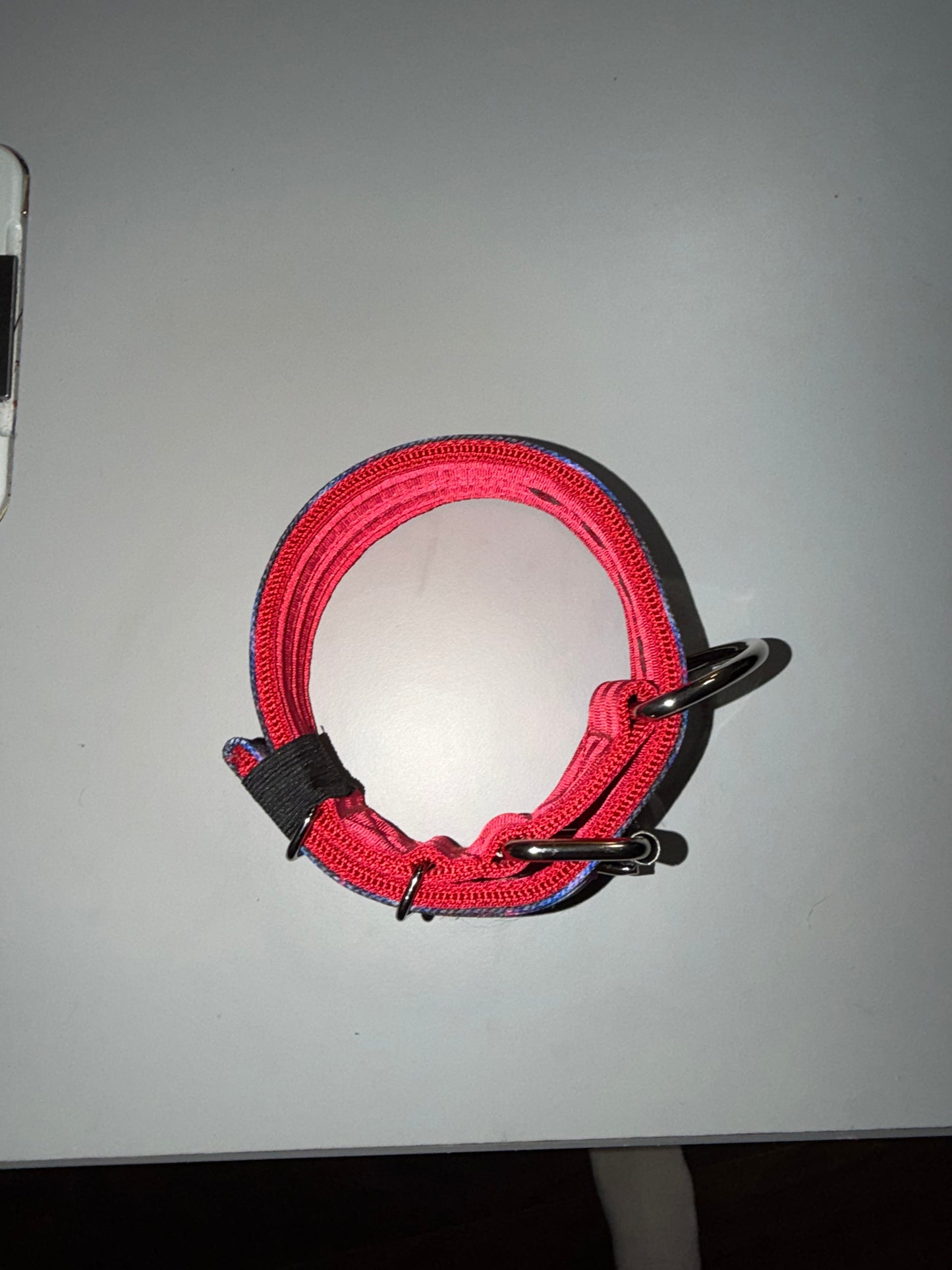 2 Inch Wide 5 Ply Red Galaxy Heavy Duty Seatbelt Collar