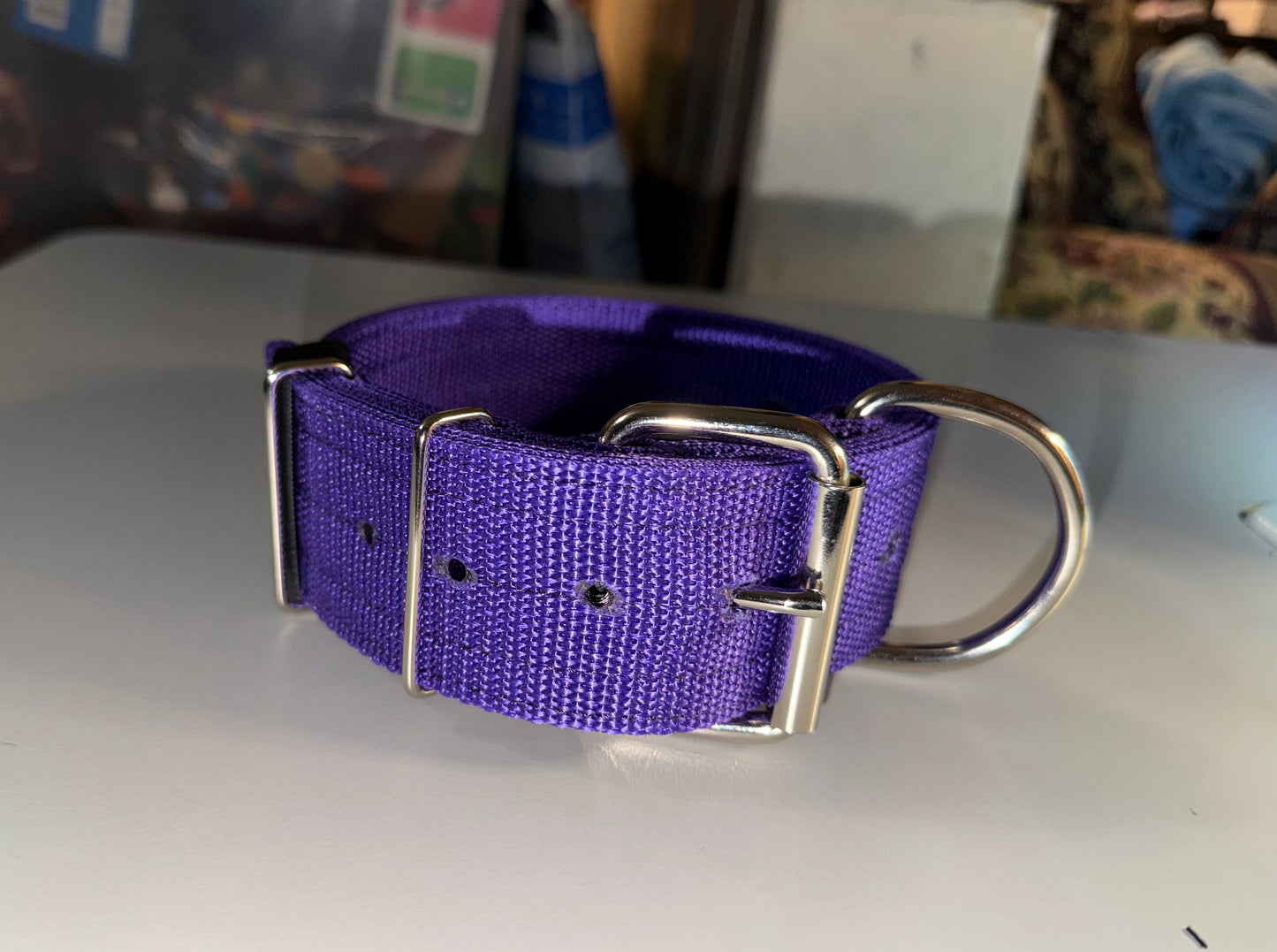 2 Inch Wide Purple 4 Ply Heavy Duty HP Collar